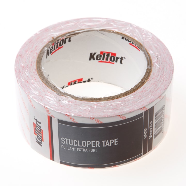 Stucloper tape schoonverwijderbaar 50mm x 33 meter