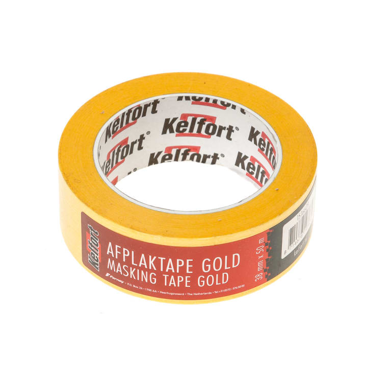 Afplaktape gold 38mmx50m