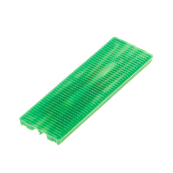 Kunststof steunblokje (glasblokje / beglazingsblokje), groen 30 x 5 x 100mm