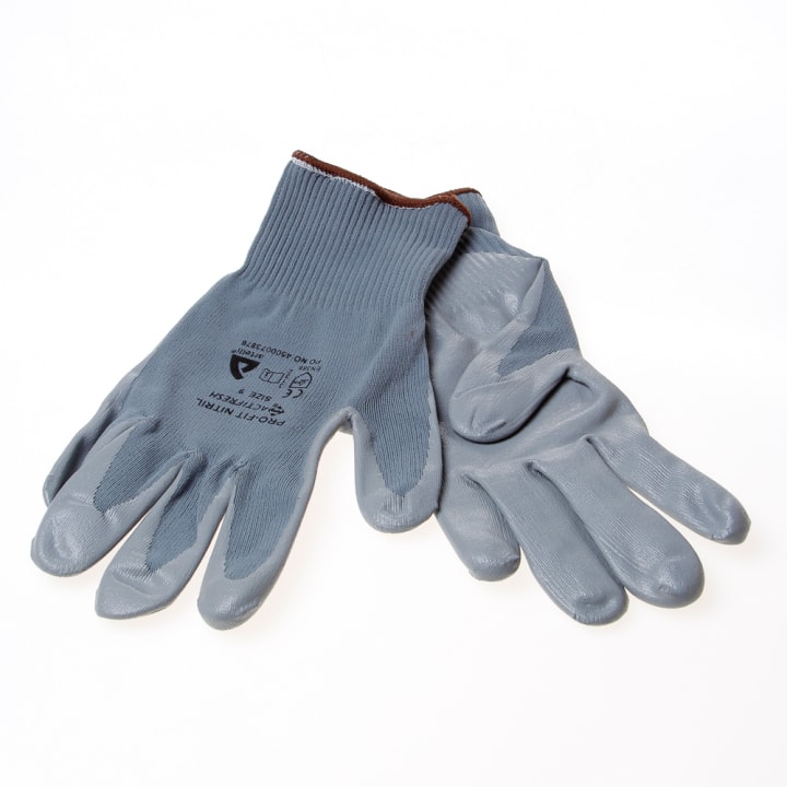 Handschoen nitril gecoat maat L(9)