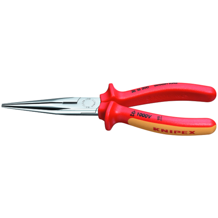 Knipex Telefoontang recht inclusief zijsnijder 200mm type 2616-200