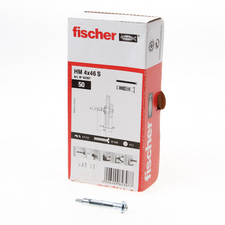 Fischer Hollewandplug HM 4 x 45 S