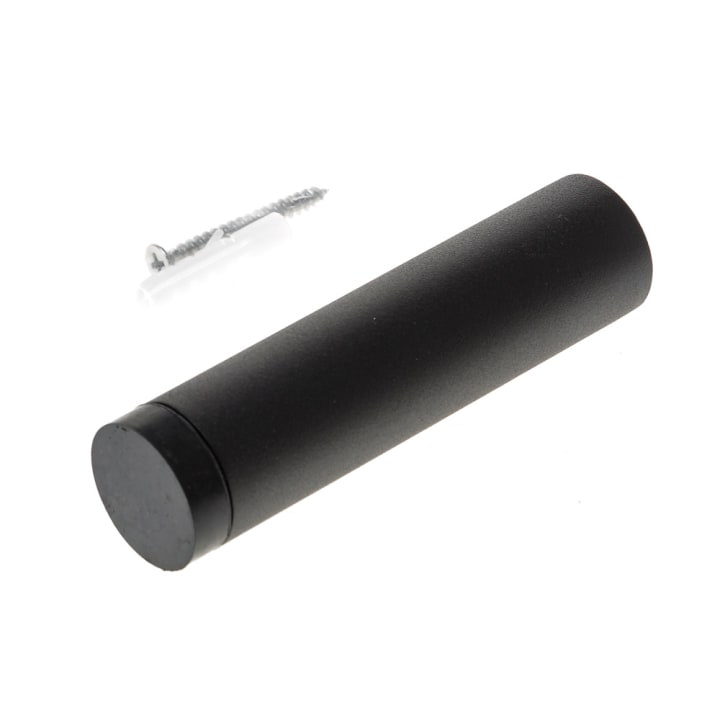 Deurstopper zwart wandm. 30x120mm