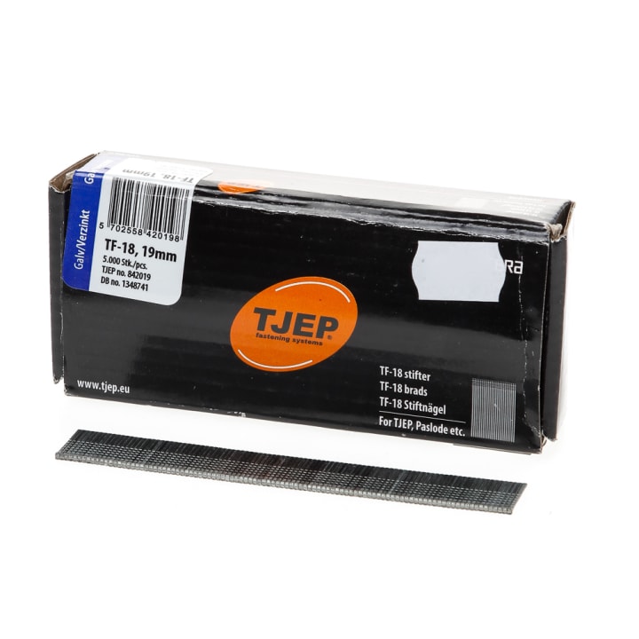 Minibrad 18G 1.2mm l= 19mm recht verz. (5000)