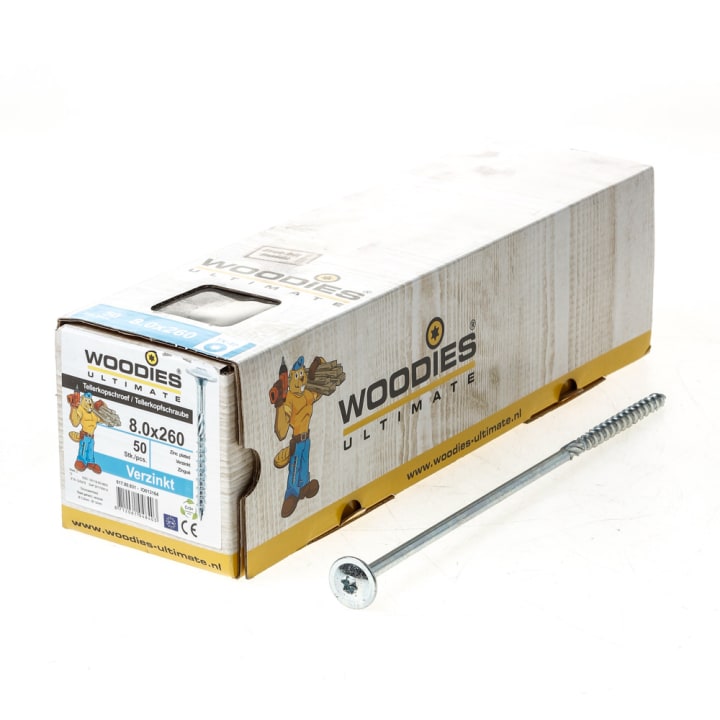 Woodie Tellerkop 8x260 vz t40
