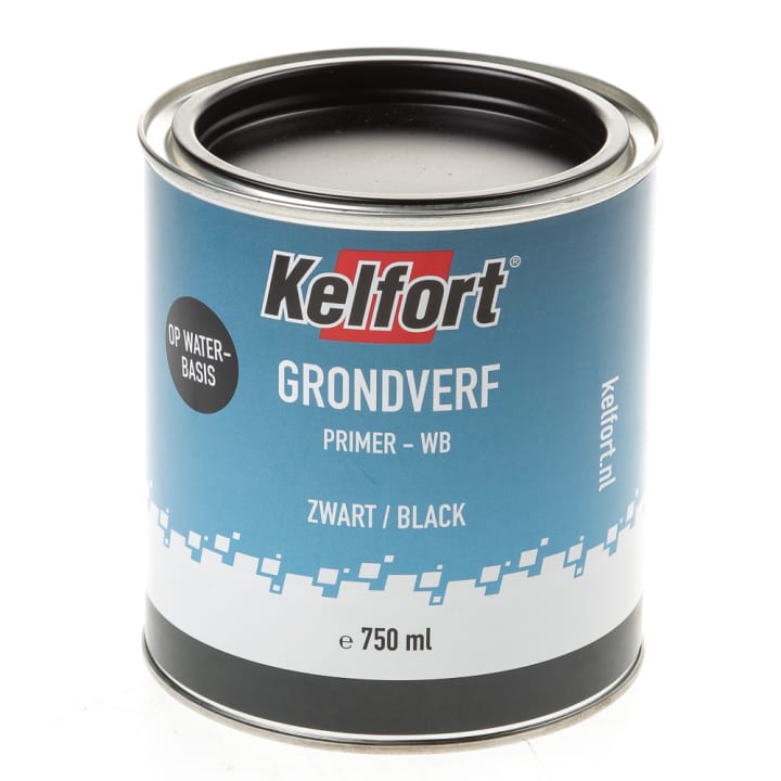 Grondverf zwart (waterb) 750ml