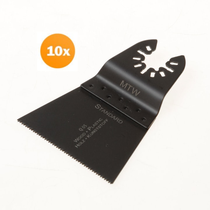 Zaagblad standaard HCS 42x70mm  voor hout, type Q05, met universele aansluiting, per 10 stuks