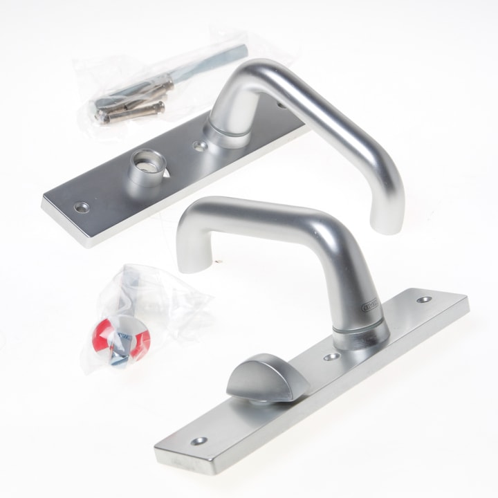 Nemef Deurkrukgarnituur F1 Din rechts 3252wc 8x63