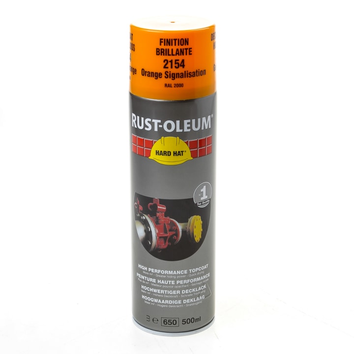 Rust-Oleum Hard Hat geeloranje r2000 500ml