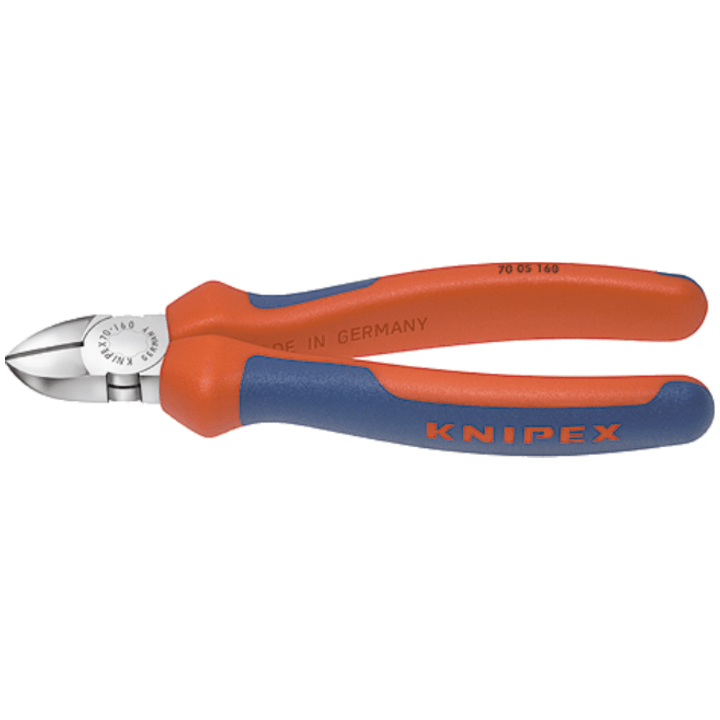 Knipex Zijsnijtang verchroomd comfort 160mm