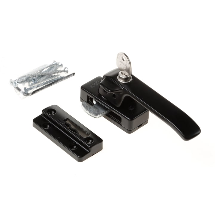 Axa vh raamsluiting zwart rechts 3329