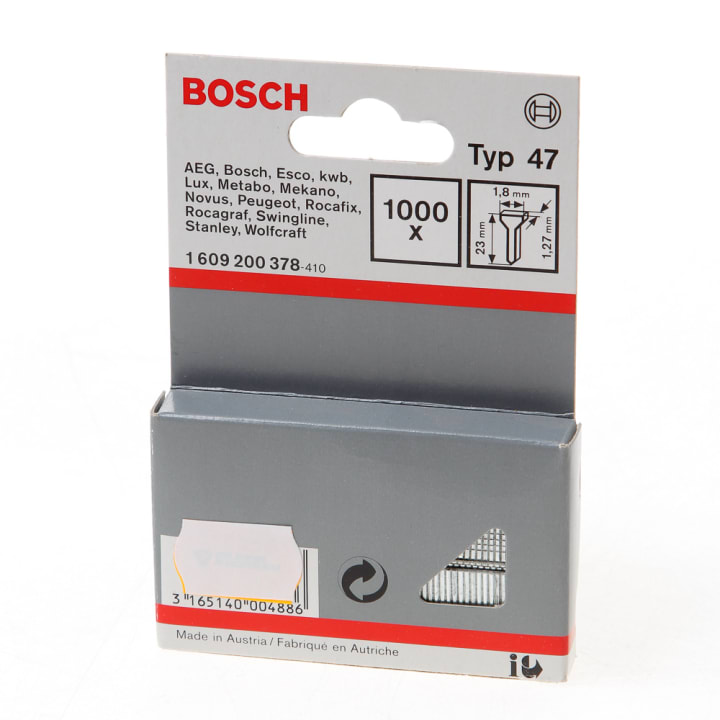 Nagels Type 47 23mm blister van 1000 nagels
