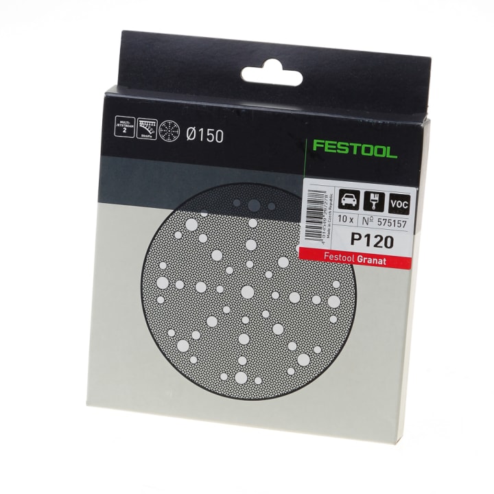 Festool Schuurschijf granat 150mm P120 doos van 10 schijven
