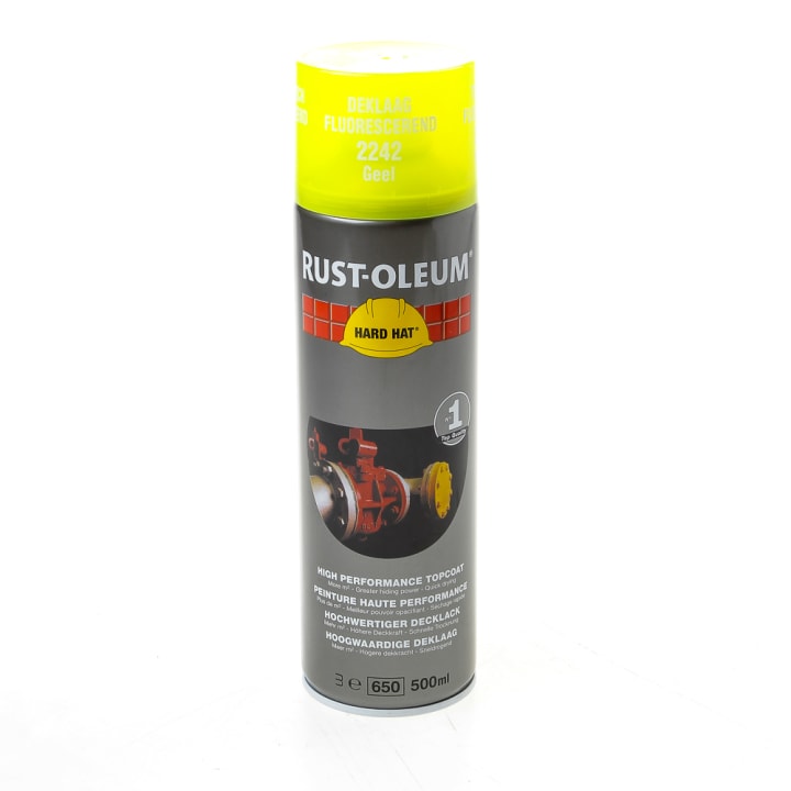 Rust-Oleum Hard Hat fluorescerend geel 500ml