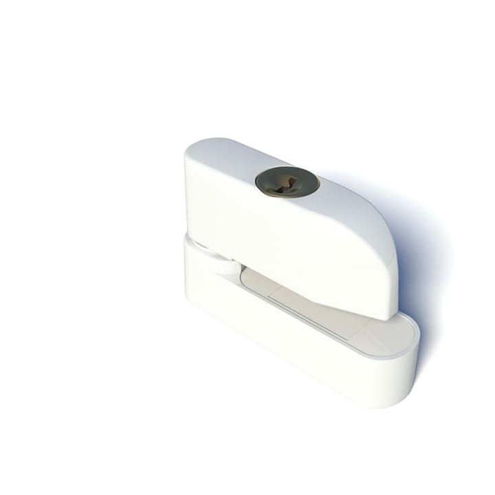 SecuMax 832 raamgrendel incl. slot en sleutel wit 2510.832.12