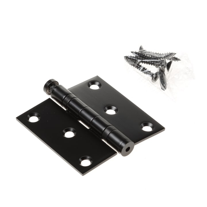 Intersteel Kogellagerscharnier recht tot 50 kilo mat zwart