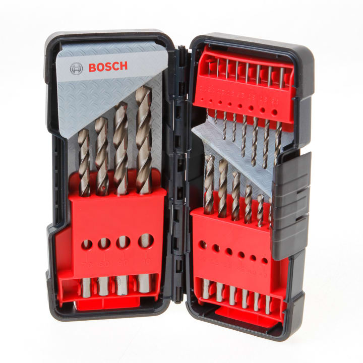 HSS-G borenbox 18-delig diameter 1-10mm