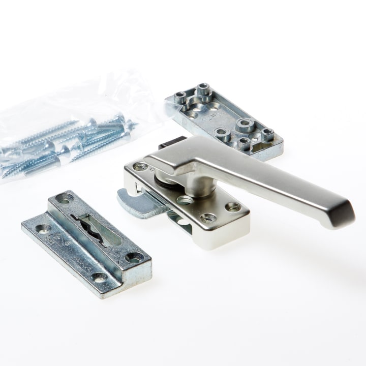 Axa Raamsltuing met nok drukknop rechtsopbwouw F2 3318-51-92/E