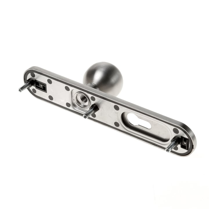 Knopschild bolmodel afgerond ASL roestvaststaal PC72