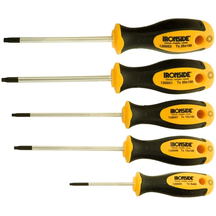 Ironside Schroevendraaierset torx 5-delig