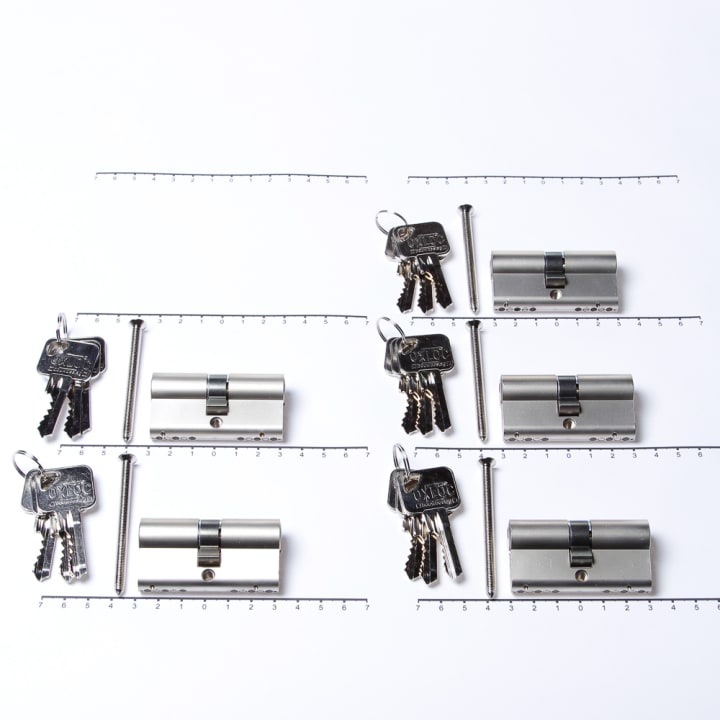 Oxloc Profielcilinder dubbel per 5 gelijksluitend 30t30
