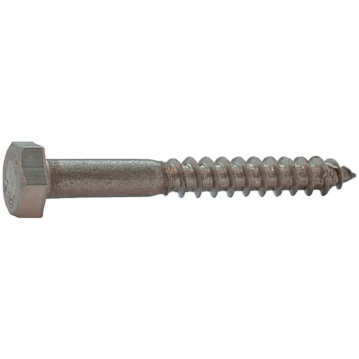 Houtdraadbouten rvs a2 7x130mm DIN 571