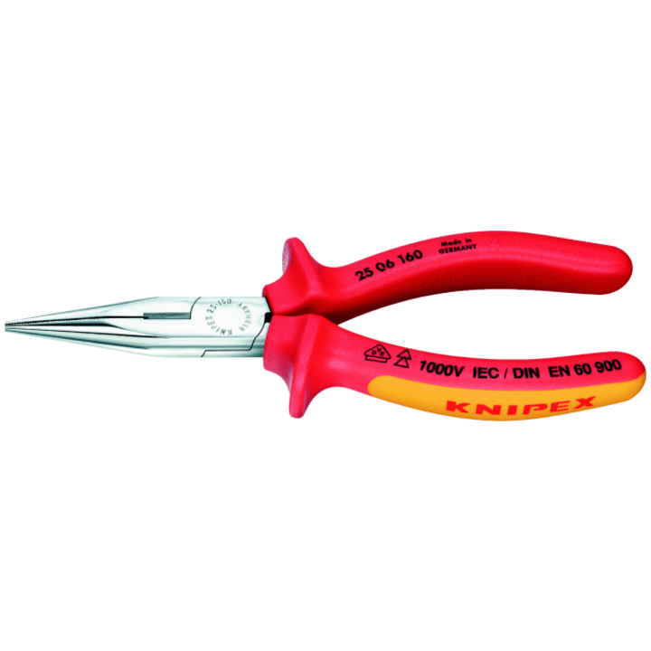 Knipex Radiotang recht inclusief zijsnijder 160mm 2506-160