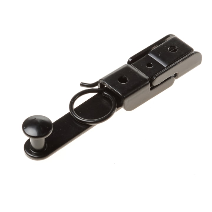 Gb Luikoverslag zwart 120mm ZV 74328