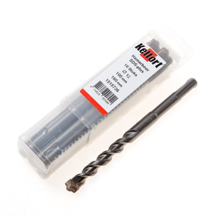 Hamerboor SDS-plus tenpack diameter 12 x 160/100mm