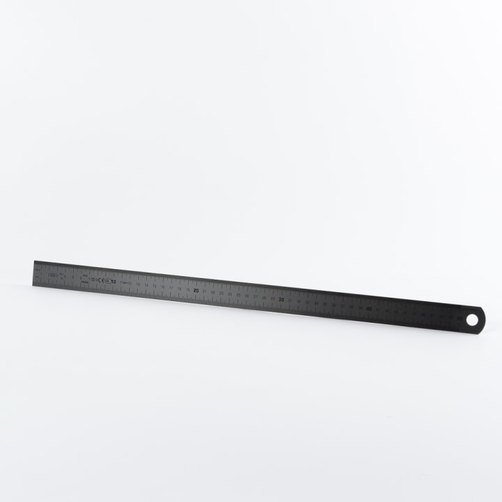 Maatlat RVS 1056 500 x 30 x 0.8mm