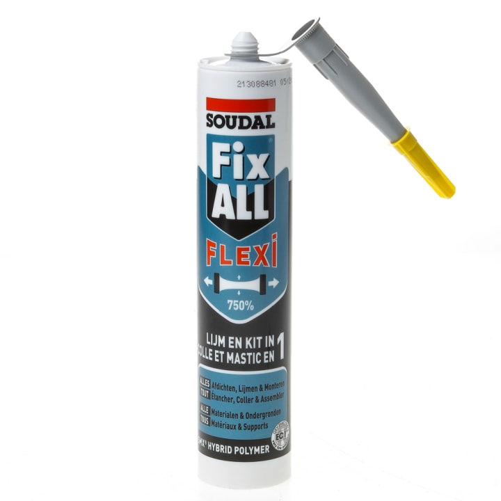 Soudal Lijmkit MS polymer Fix All grijs 290ml