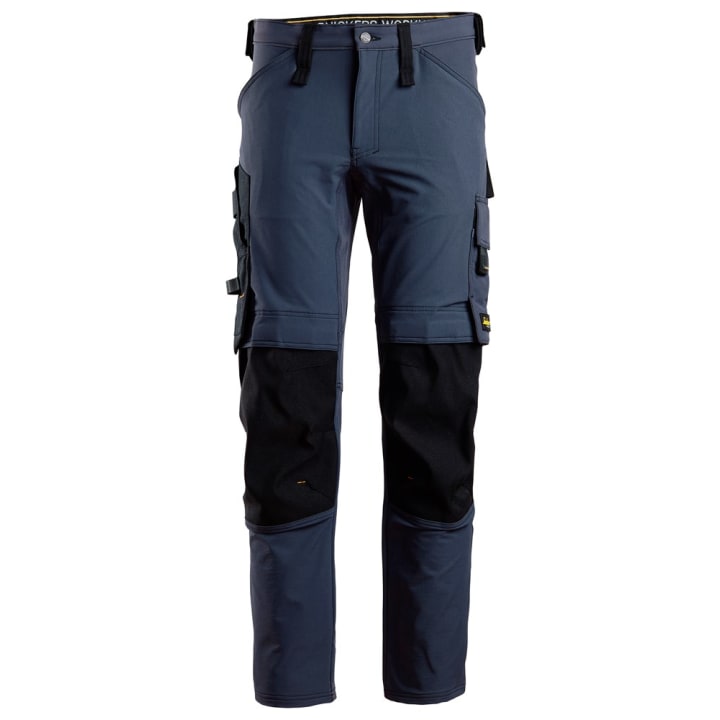 Werkbroek fullstretch z/hols 6371 navy/zw 52