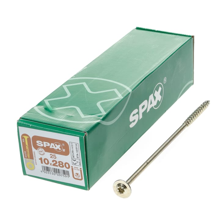 Spax-s Spaanplaatschroef tellerkop discuskop T50 10 x 280mm