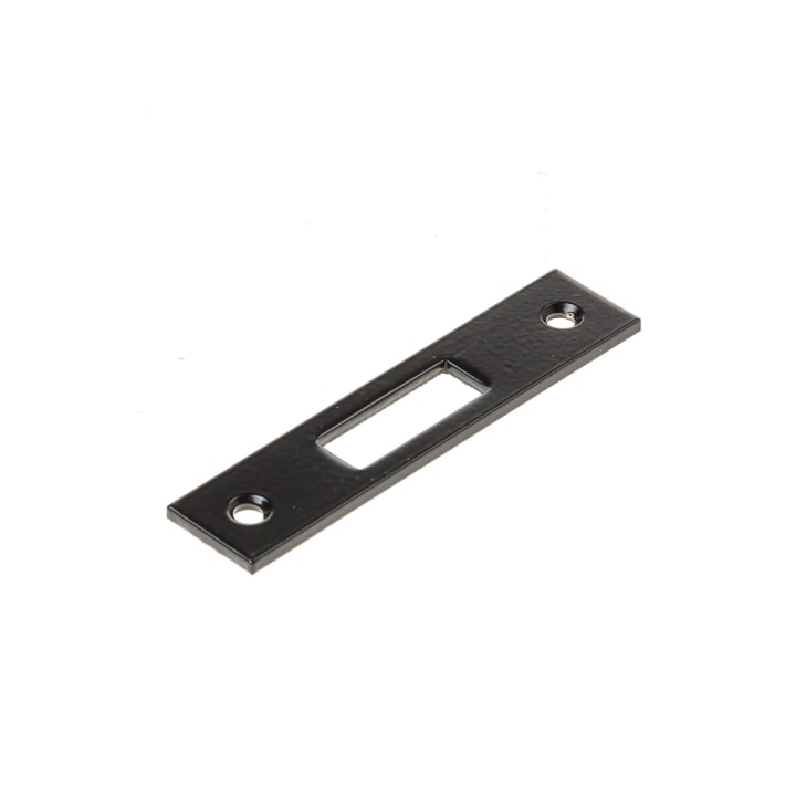 Sluitplaat voor rolslot zwart 100x22x3mm