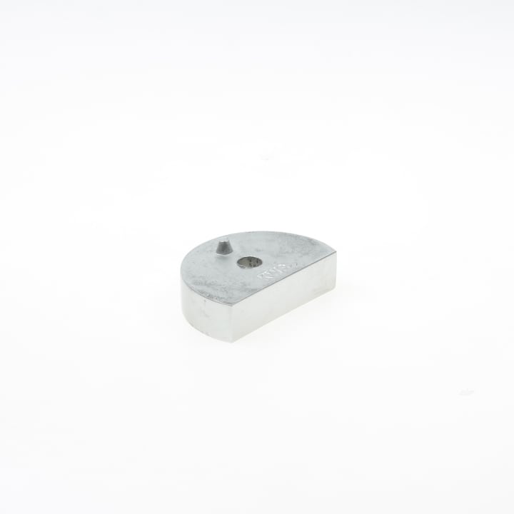 Onderlegplaat deurbuffer aluminium geanodiseerd 15mm 1559-32