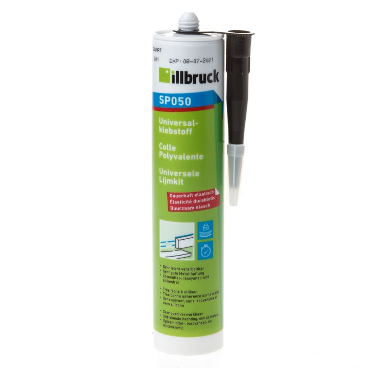 Illbruck Lijmkit SP050 zwart 310ml