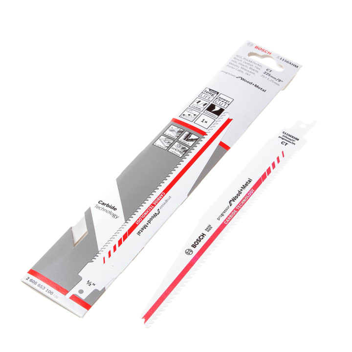Reciprozaagblad progressor hout en metaal lang S 1156 XHM 225mm