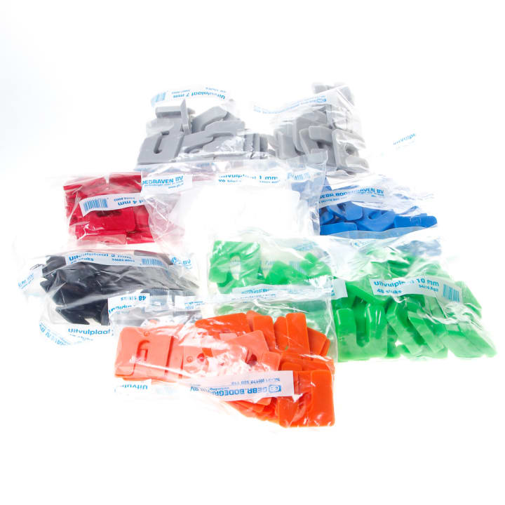 GB Assortimentszak uitvulplaatjes kunststof 34640