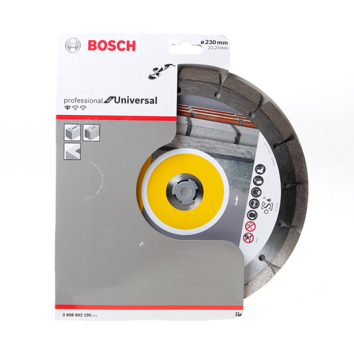 Bosch Diamant doorslijpschijf standaard universeel diameter 230 x asgat 22.2mm