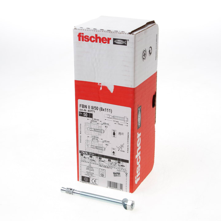 Fischer Snelbouwanker FBN II m8 x 111mm 8/50