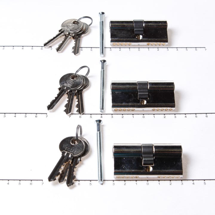 Nemef Cilinder corbin dubbel per 3 gelijkstluitend 91260