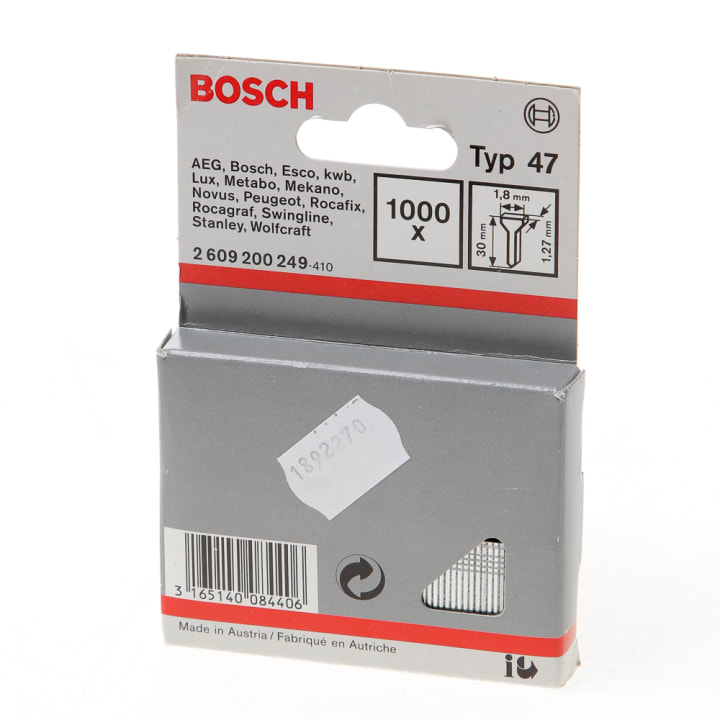 Nagels Type 47 30mm blister van 1000 nagels