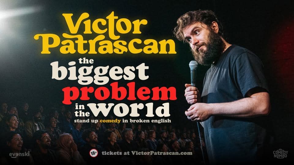 the biggest Problem in the world • Tartu • Stand up Comedy in English with Victor Patrascan