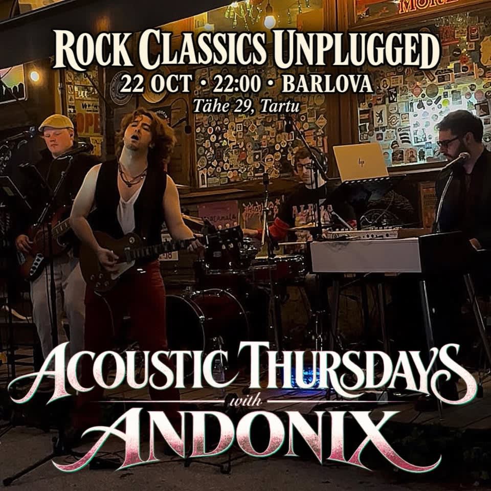 Acoustic Thursdays with ANDONIX - Rock Classics Unplugged
