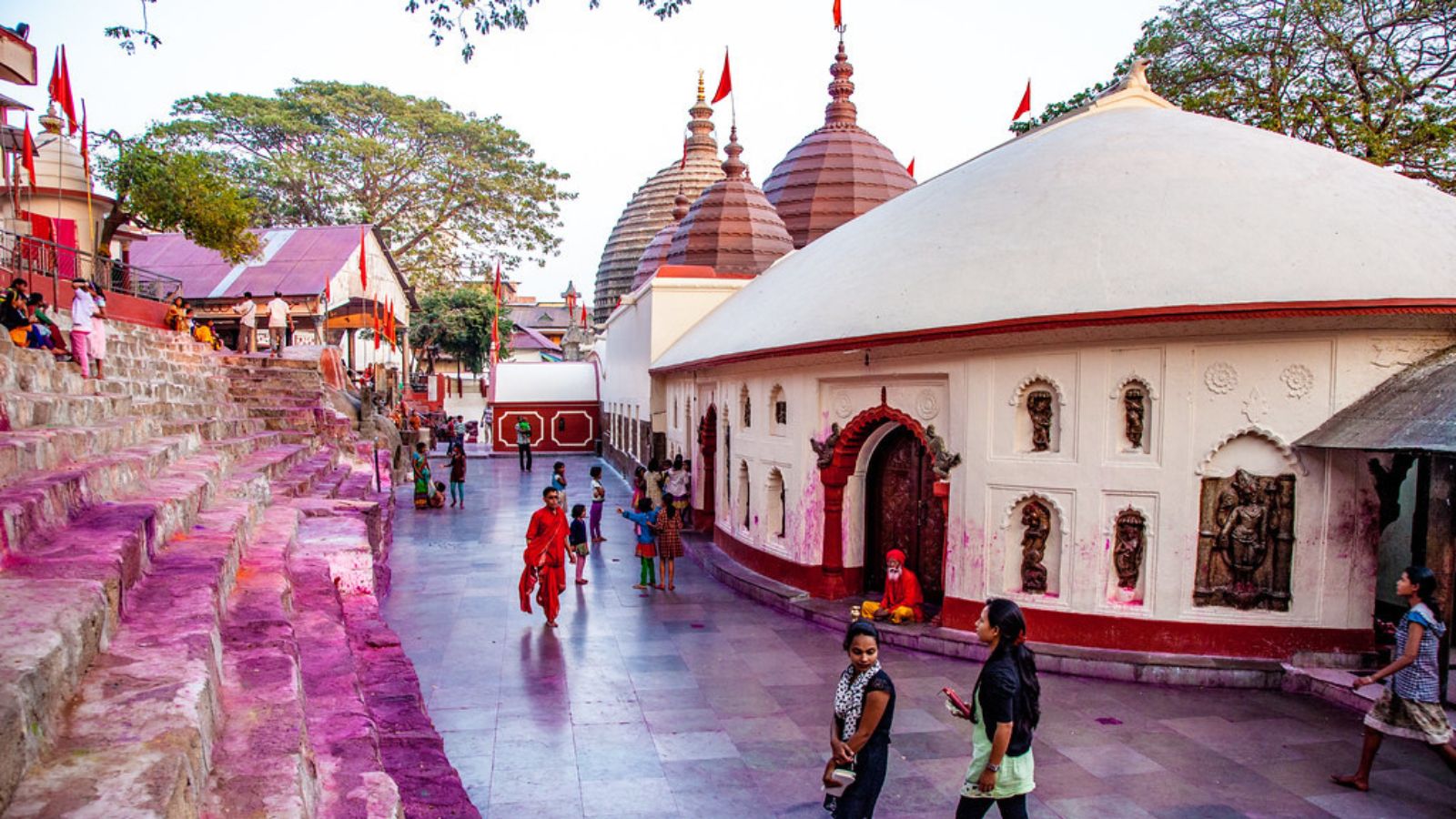 Kamakhya Temple courtyard