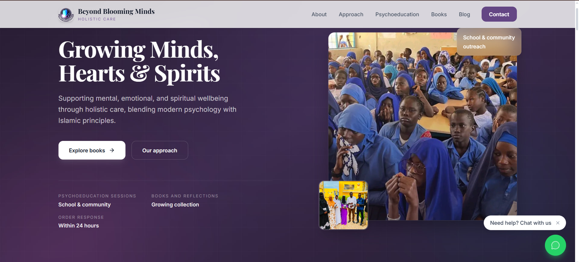 Beyond Blooming  Minds Website