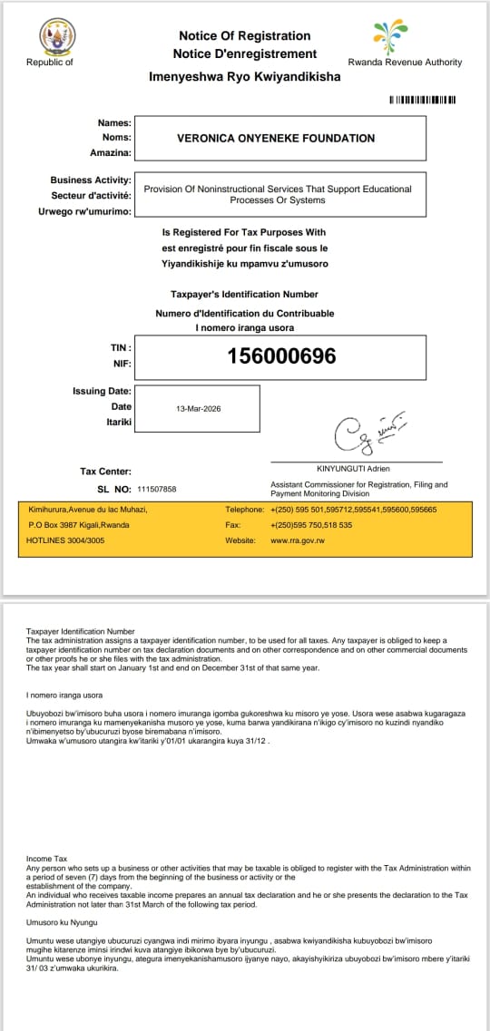 VOF Rwanda Compliance Authorization (Page 2)