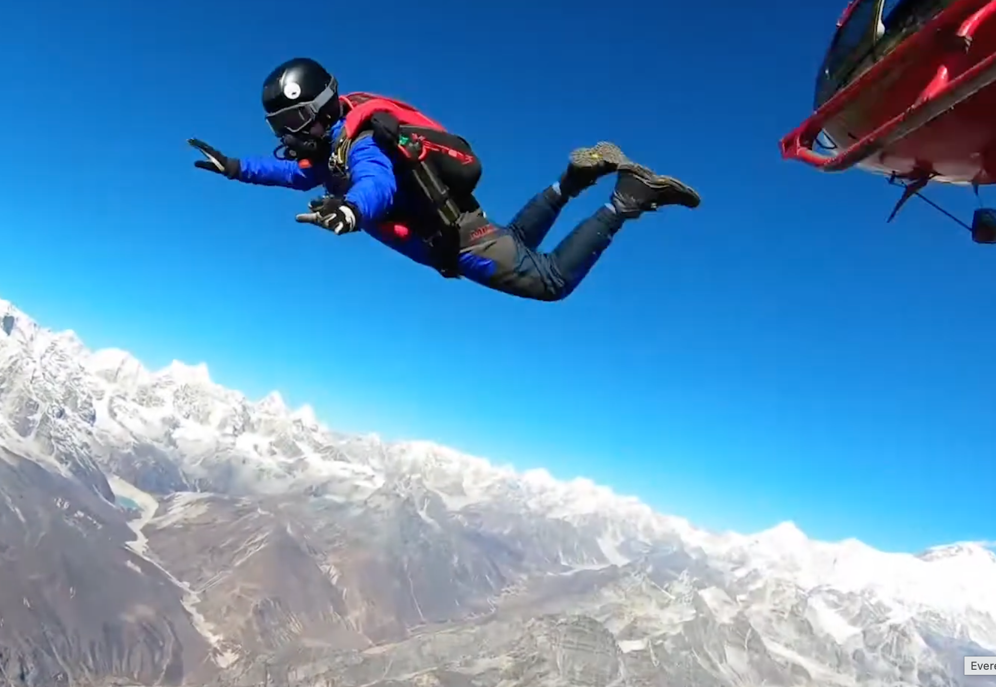 Everest Solo Sky Dive