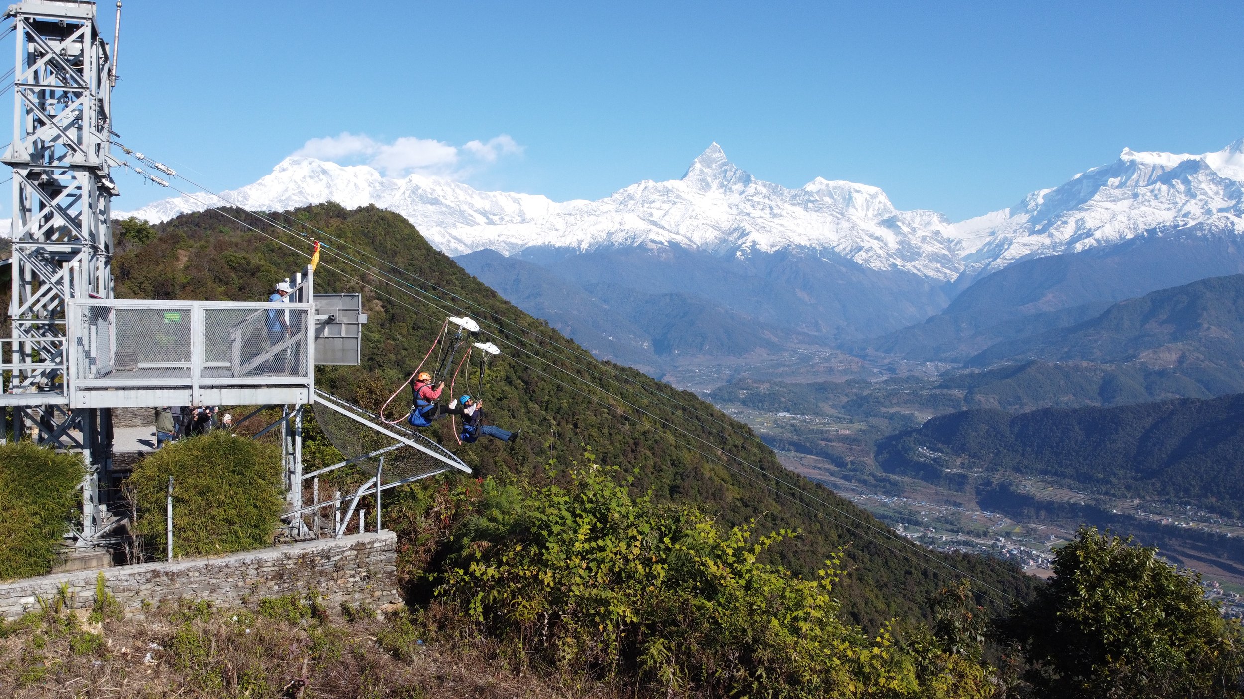 Zipline in Pokhara