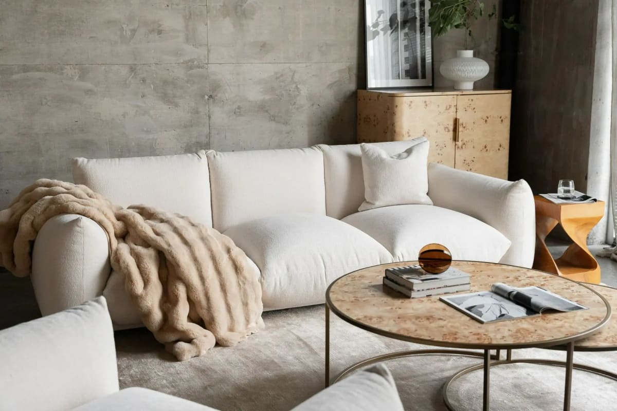 SOFA MILANO WHITE view 1